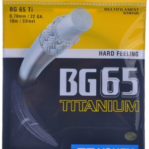 Yonex Titanium BG 65 Badminton Strings, 0.70mm