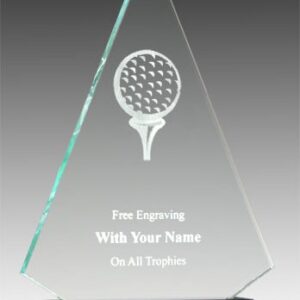Golf Award - Acrylic Triangle