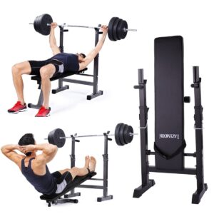 JAXPETY Adjustable Folding Weight Lifting Flat Incline Bench Fitness Workout New