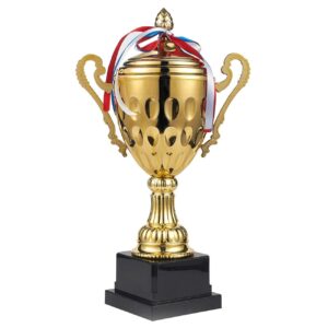Juvale Trophy Cup - Large Trophy, Gold Award for Sports, Tournaments, Competitions, Gold