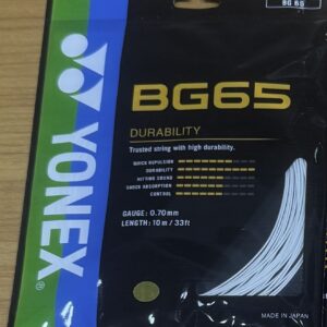 RACKET GUTTING - BADMINTON STRING - YONEX BG65