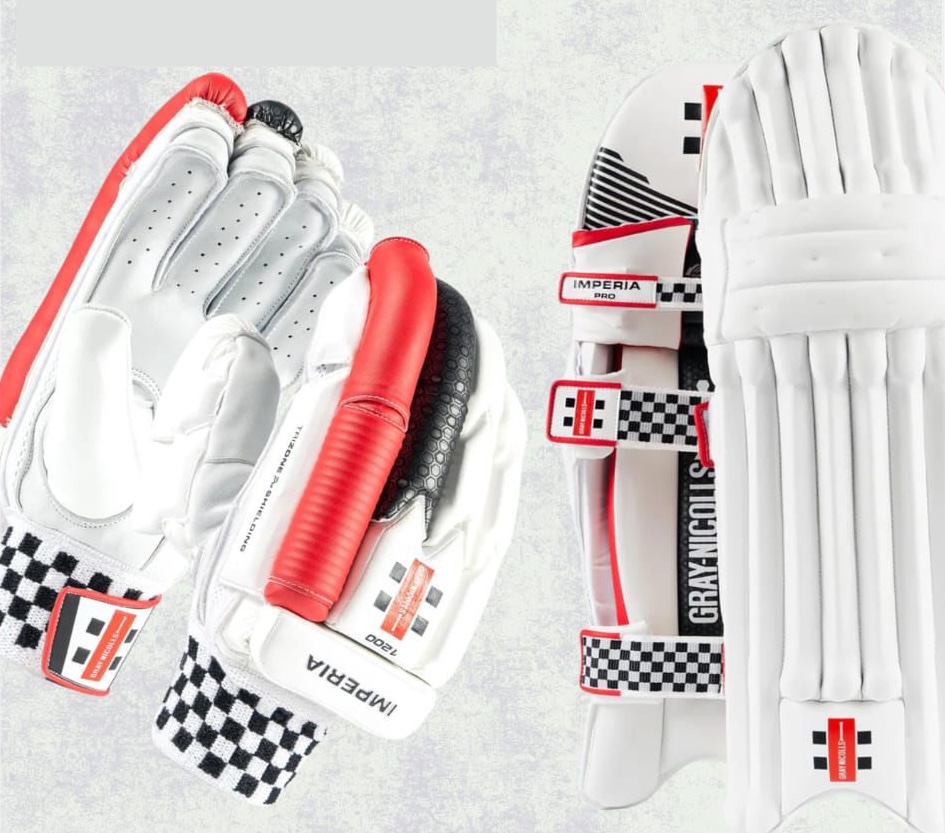 GRAY NICOLLS CRICKET BATTING GLOVES & PADS