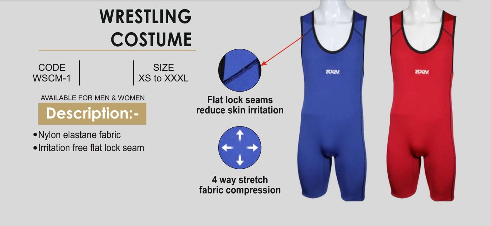 WRESTLING COSTUME